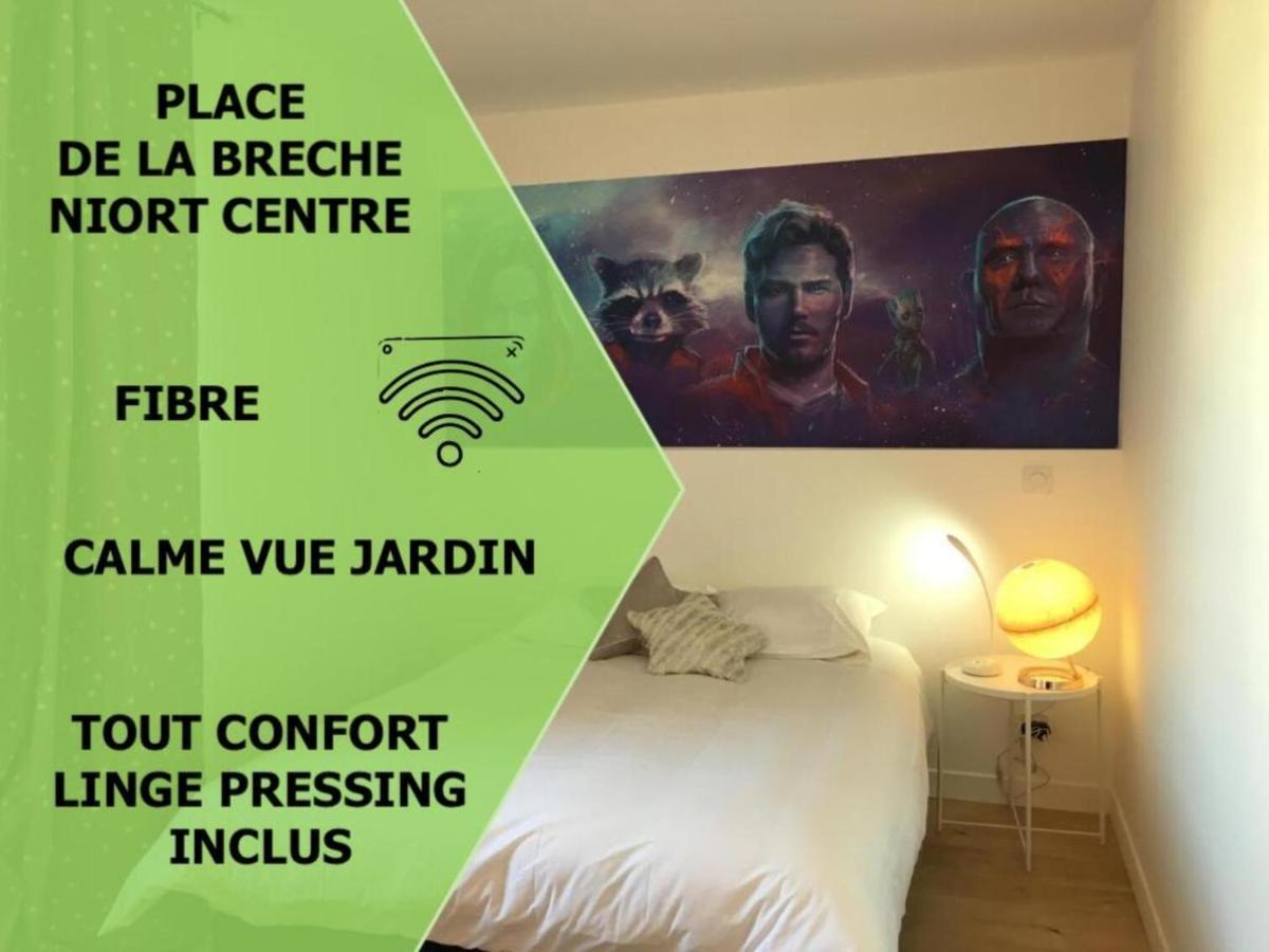 Apartmán Le Galaxy Centre La Breche Wifi Calme Vue Jardin Niort Exteriér fotografie